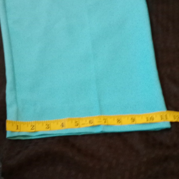 ASOS BLUE CROPPED PANTS, * ALTERED SIZE 14 - Picture 9 of 12